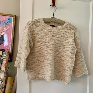 Supercute Jones New York Cropped Soft Sweater